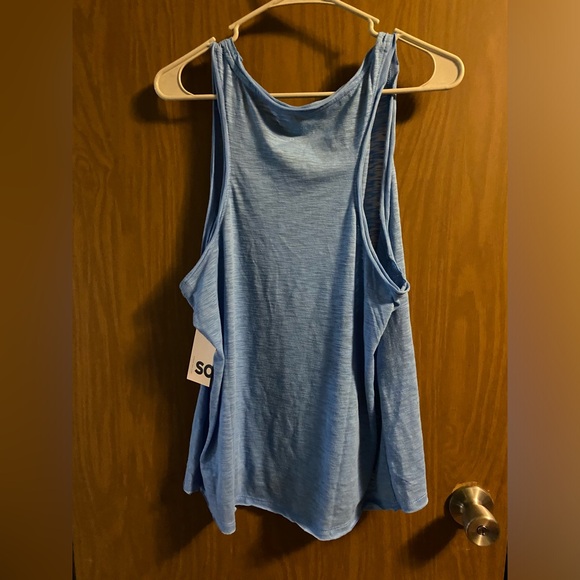 Women’s Blue Scooptop Tank - Picture 1 of 4